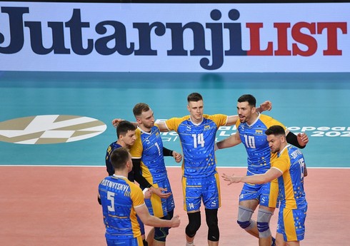 Ukrayna voleybol millisi dünya çempionatında sensasiyaya imza atıb