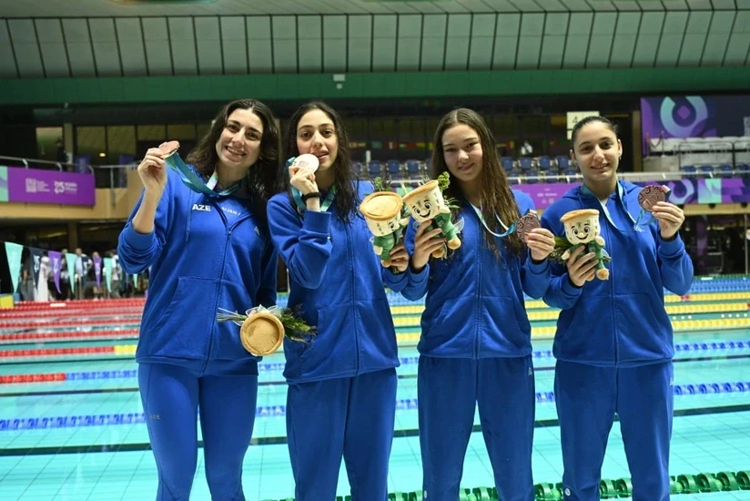 Üzgüçülərimiz İslamiadada bürünc medal qazanıblar