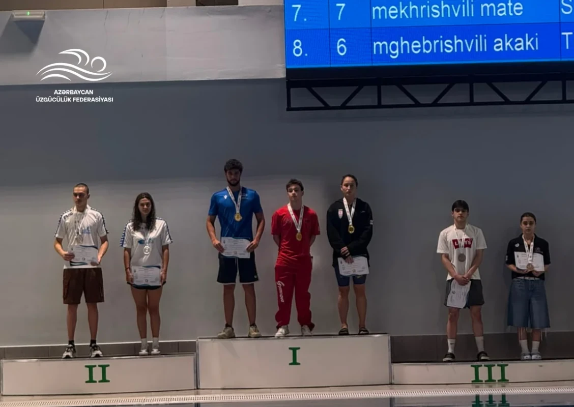 Üzgüçülərimiz Kutaisidə 33 medal qazanıb