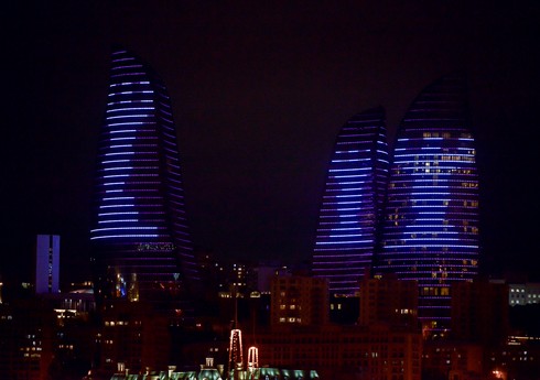 “Vüqar Həşimov Memorialı"nın loqosu “Alov qüllələri”ndə əks olunur