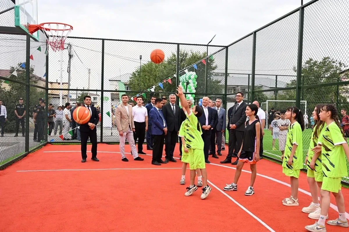 Zərdab, Ucar və Kürdəmirdə yeni "Sağlam məhəllə" idman zonaları istifadəyə verilib