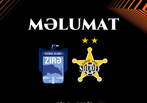 “Zirə” - “Şerif” matçının mətbuat konfransı və media üçün açıq məşqlərin vaxtı dəqiqləşib